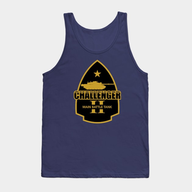 Challenger 2 Tank Patch Tank Top by TCP